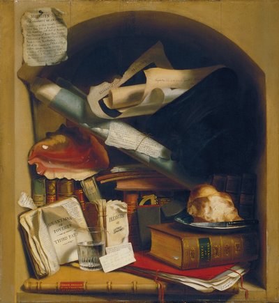 El armario del artista pobre, c.1815 de Charles Bird King